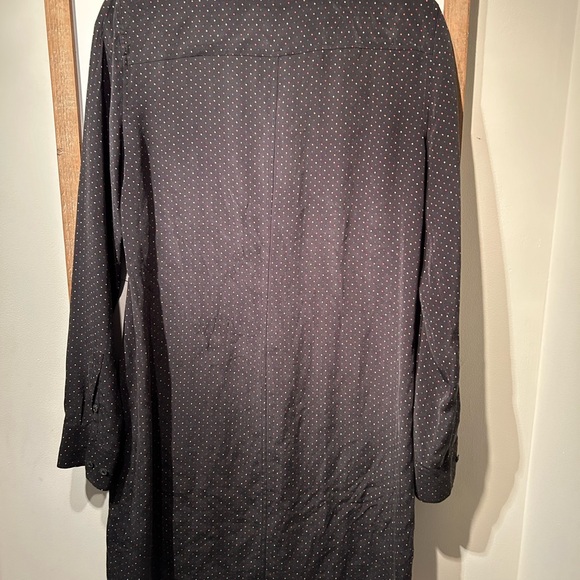 Equipment Polka Dot Lucinda Long Sleeve Silk Shirt Dress - Picture 4 of 5